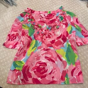 Lilly Pulitzer rose top